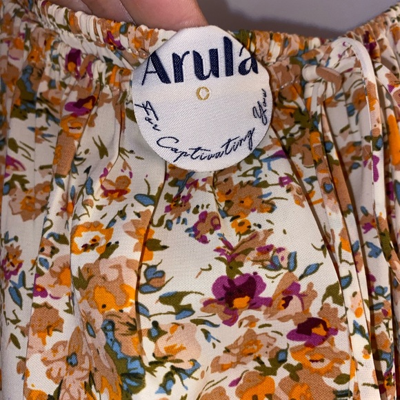 Arula - floral peplum top - Picture 3 of 4